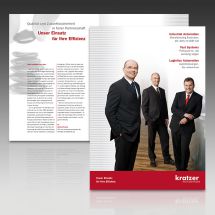 Kratzer Unternehmensbroschüre